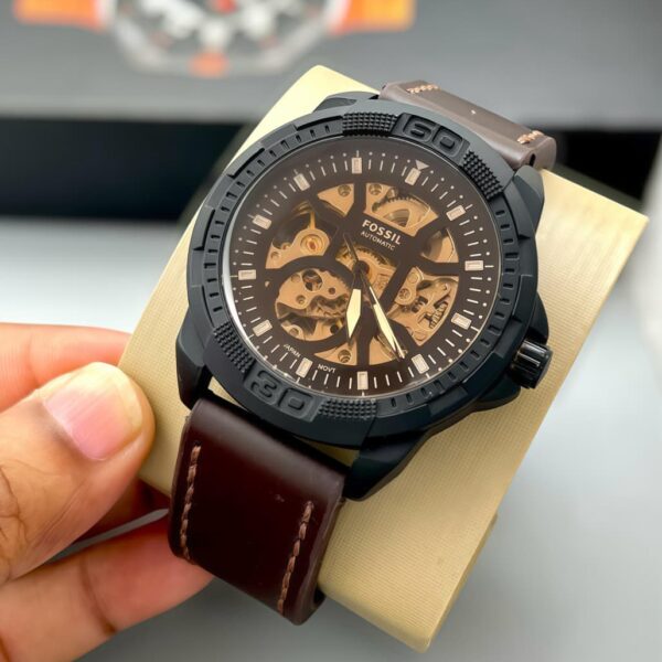 Fossi_l Men’s | Automatic Watch  | Leather Strap | Heavy Premium Quality
