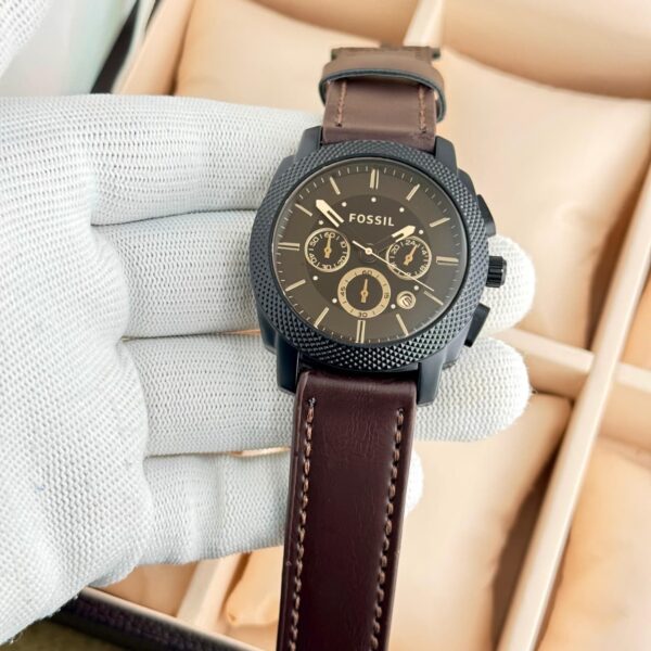 Fossi_l Analog Watch - Brown Leather Strep