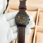 Fossi_l Analog Watch - Brown Leather Strep - Image 2