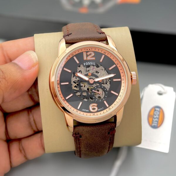 Fossi_l Heritag_e Men's Watch - Automatic Leather